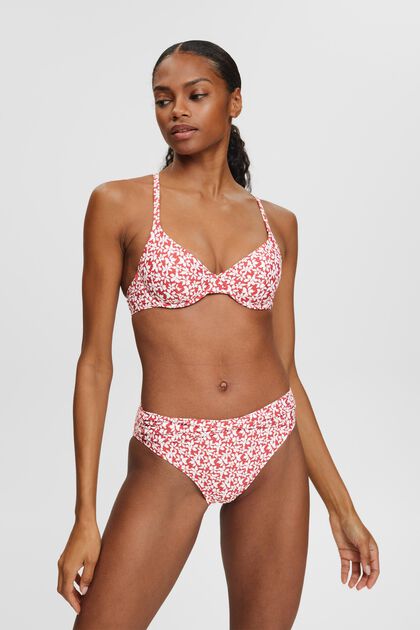 Sexy femme maillot de bain deux pièces ensemble maillots de bain Dot  imprimé Push Up bandeau Bikini ensemble femmes à armatures vêtements de  plage col en v Biquini