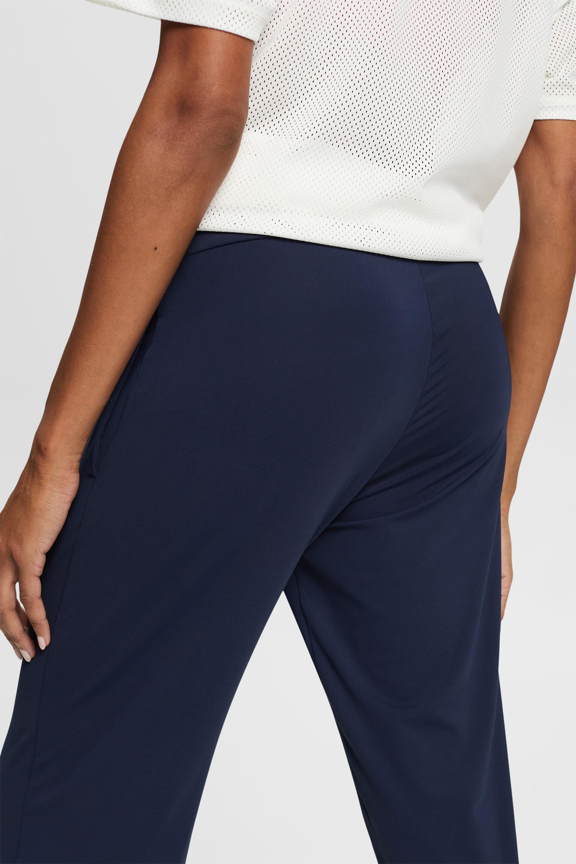 Pantalons de Survêtement Femme Cinch Élastique Taille Haute Danse Jogger  Sport Dames Casual Coton Pantalons Amples Poches 